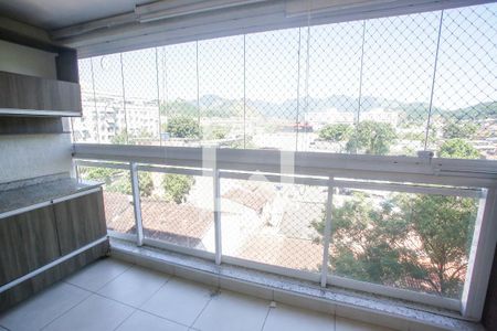 Varanda da Sala de apartamento para alugar com 2 quartos, 60m² em Taquara, Rio de Janeiro