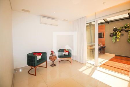 Sala de casa de condomínio para alugar com 3 quartos, 126m² em Jardim Colombo, São Paulo