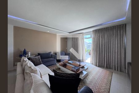 Sala de apartamento à venda com 6 quartos, 393m² em Recreio dos Bandeirantes, Rio de Janeiro