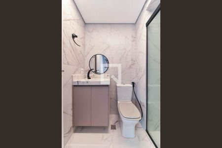 Banheiro Social de apartamento para alugar com 1 quarto, 82m² em Jardim das Acacias, São Paulo