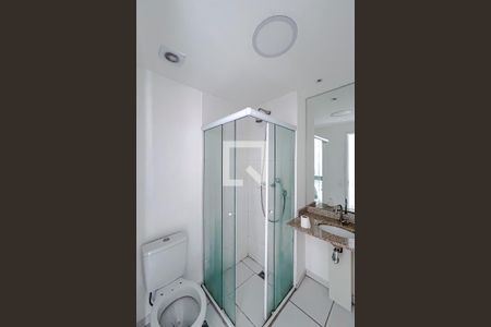 Banheiro de kitnet/studio para alugar com 1 quarto, 28m² em Tatuapé, São Paulo