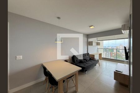 Sala de apartamento para alugar com 1 quarto, 41m² em Santo Amaro, São Paulo