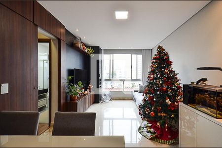 Sala Ambientes de apartamento à venda com 3 quartos, 84m² em União, Belo Horizonte