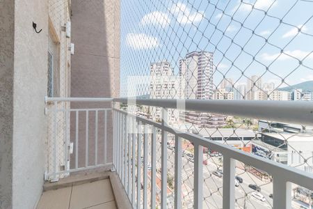 Sacada da Sala de apartamento para alugar com 3 quartos, 75m² em Botujuru, Mogi das Cruzes