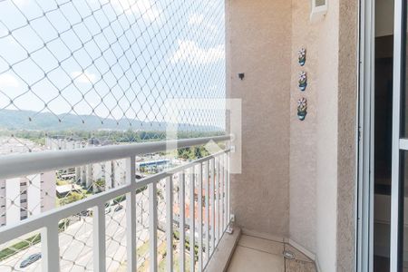 Sacada da Sala de apartamento para alugar com 3 quartos, 75m² em Botujuru, Mogi das Cruzes