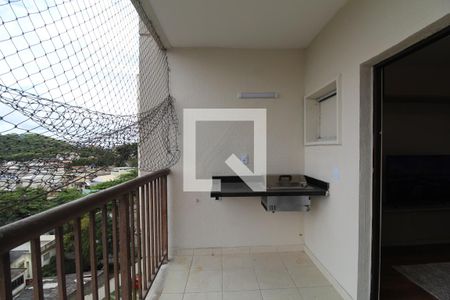 Sala - Varanda  de apartamento para alugar com 3 quartos, 98m² em Jacarepaguá, Rio de Janeiro