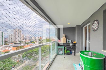 Varanda de apartamento à venda com 2 quartos, 84m² em Vila Dom Pedro I, São Paulo