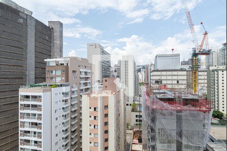 Vista da Sala/Quarto de kitnet/studio à venda com 1 quarto, 35m² em Bela Vista, São Paulo