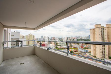Varanda  de apartamento à venda com 2 quartos, 94m² em Vila Valparaíso, Santo André