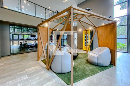 Área comum de kitnet/studio para alugar com 1 quarto, 30m² em Paraíso, São Paulo