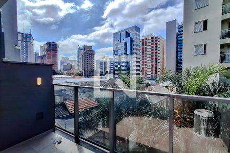 Varanda de kitnet/studio para alugar com 1 quarto, 30m² em Paraíso, São Paulo