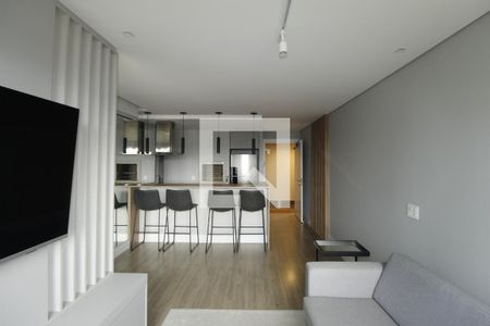 Sala de apartamento para alugar com 1 quarto, 43m² em Petrópolis, Porto Alegre