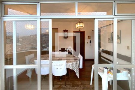 Varanda da Sala de apartamento à venda com 3 quartos, 95m² em Santo Antônio, Belo Horizonte