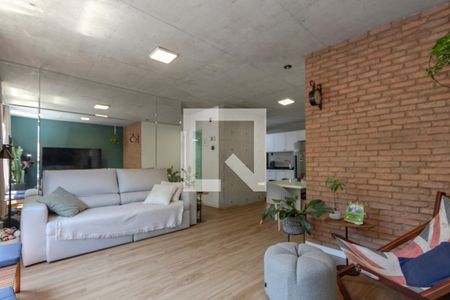 Sala de apartamento à venda com 1 quarto, 70m² em Campo Belo, São Paulo