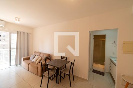 Sala_Cozinha - Conjugada de apartamento para alugar com 1 quarto, 53m² em Alphaville Industrial, Barueri