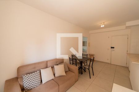 Sala_Cozinha - Conjugada de apartamento para alugar com 1 quarto, 53m² em Alphaville Industrial, Barueri