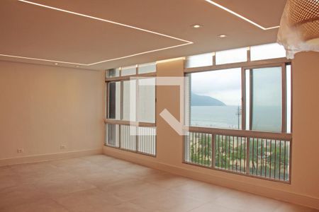 Sala de apartamento para alugar com 3 quartos, 200m² em Boqueirão, Santos