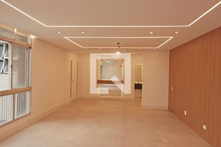 Sala de apartamento para alugar com 3 quartos, 200m² em Boqueirão, Santos