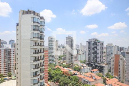 Vista da Sala e Cozinha de apartamento à venda com 2 quartos, 64m² em Perdizes, São Paulo