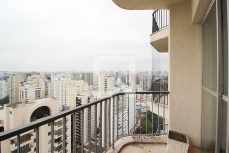 Varanda de apartamento à venda com 4 quartos, 192m² em Moema, São Paulo