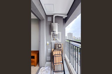 Varanda da Sala de apartamento para alugar com 1 quarto, 30m² em Quarta Parada, São Paulo