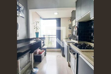 Cozinha de apartamento para alugar com 2 quartos, 39m² em Padroeira, Osasco