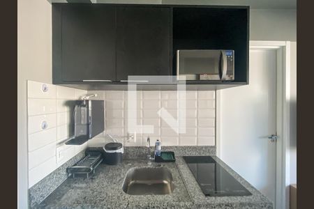 Cozinha de kitnet/studio para alugar com 1 quarto, 26m² em Vila Olímpia, São Paulo