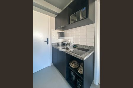 Cozinha de kitnet/studio para alugar com 1 quarto, 26m² em Vila Olímpia, São Paulo