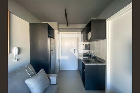 Cozinha de kitnet/studio para alugar com 1 quarto, 26m² em Vila Olímpia, São Paulo