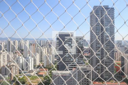 Vista da Sala e Cozinha de apartamento para alugar com 1 quarto, 24m² em Pompeia, São Paulo