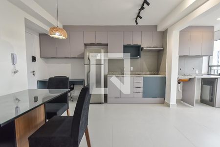 Sala/cozinha de apartamento para alugar com 1 quarto, 35m² em Ipiranga, São Paulo
