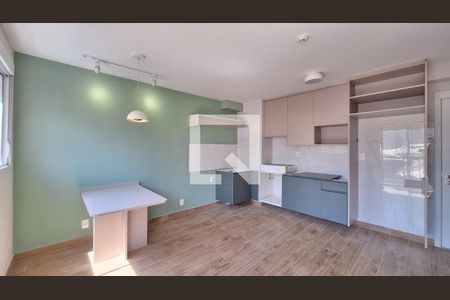Sala/Cozinha/Área de serviço de apartamento à venda com 1 quarto, 35m² em Vila Romana, São Paulo