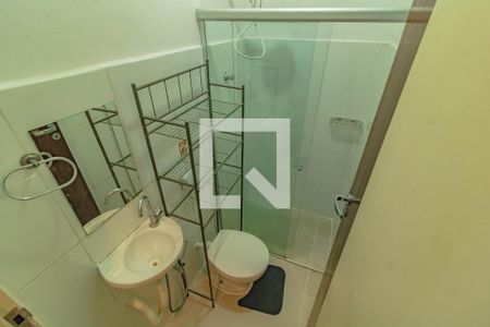 Banheiro Social de kitnet/studio para alugar com 1 quarto, 35m² em Mirandópolis, São Paulo