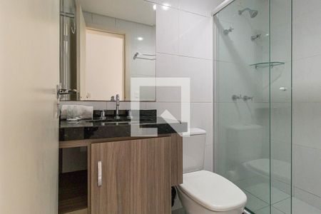 Banheiro Social de apartamento para alugar com 2 quartos, 50m² em Alto da Xv, Curitiba