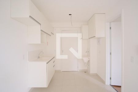 Cozinha e Área de Serviço de kitnet/studio para alugar com 1 quarto, 27m² em Guaiauna, São Paulo