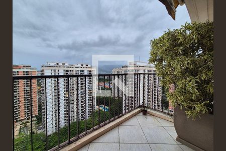 Varanda da Sala de apartamento à venda com 4 quartos, 190m² em Barra da Tijuca, Rio de Janeiro