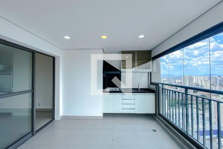 Varanda da Sala de apartamento para alugar com 3 quartos, 95m² em Quarta Parada, São Paulo