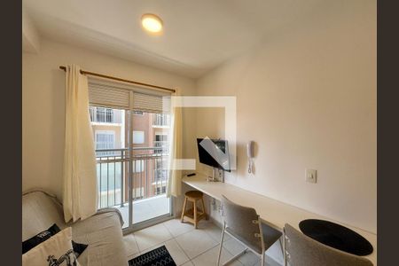 Sala  de apartamento para alugar com 1 quarto, 29m² em Jardim Caravelas, São Paulo