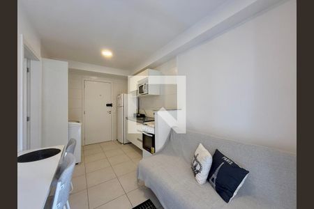 Sala  de apartamento para alugar com 1 quarto, 29m² em Jardim Caravelas, São Paulo