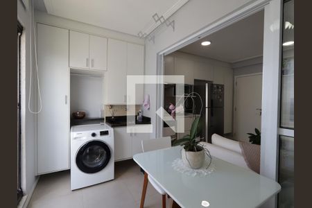 Varanda da Sala de apartamento à venda com 1 quarto, 38m² em Vila Andrade, São Paulo