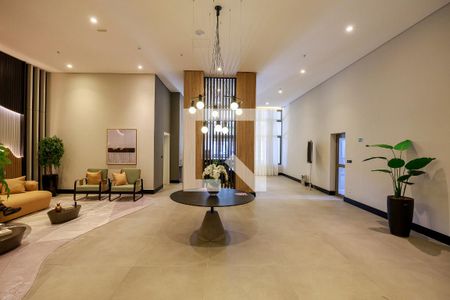 Hall de Entrada de apartamento para alugar com 1 quarto, 60m² em Santo Amaro, São Paulo