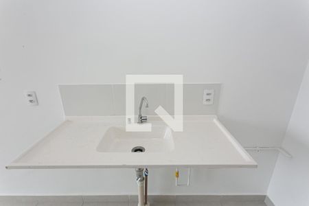 Cozinha de apartamento para alugar com 1 quarto, 28m² em Guaiauna, São Paulo