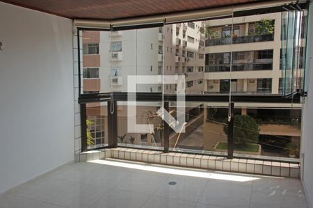 Varanda da Sala de apartamento para alugar com 4 quartos, 213m² em Ponta da Praia, Santos