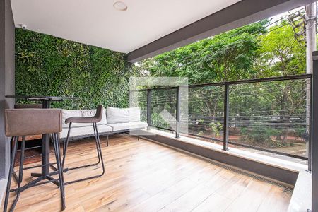 Área comum de kitnet/studio para alugar com 1 quarto, 27m² em Pinheiros, São Paulo
