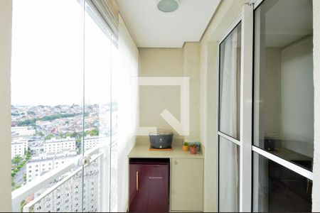 Varanda da Sala de apartamento à venda com 2 quartos, 55m² em Vila Bremen, Guarulhos