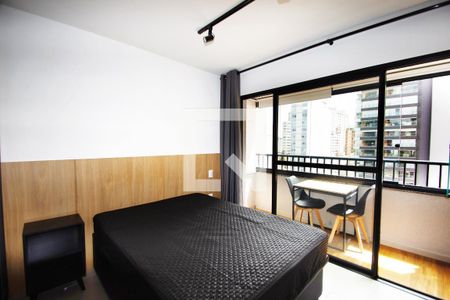 quarto sala studio de kitnet/studio para alugar com 1 quarto, 25m² em Pinheiros, São Paulo