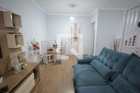Sala de apartamento à venda com 3 quartos, 78m² em Vila Valparaíso, Santo André