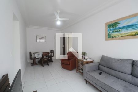 Sala de apartamento para alugar com 1 quarto, 63m² em Balneario Cidade Atlantica, Guarujá