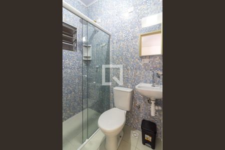 Banheiro de kitnet/studio para alugar com 1 quarto, 26m² em Brooklin, São Paulo