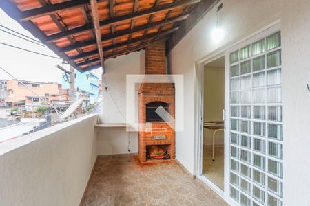 Varanda da sala  de apartamento para alugar com 1 quarto, 90m² em Serraria, Diadema